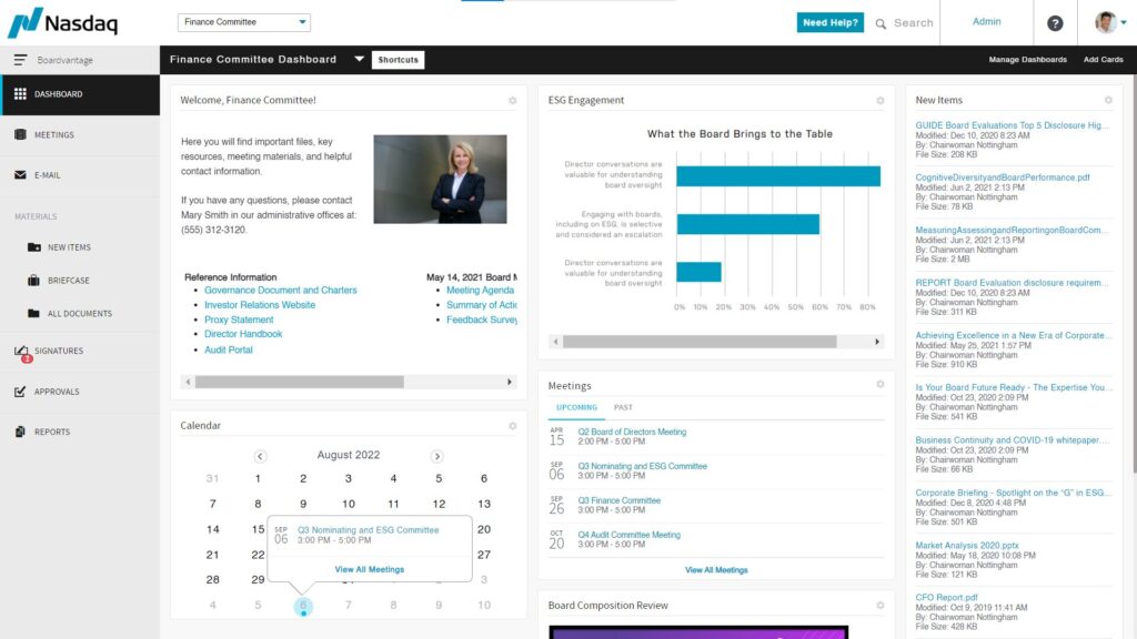30 Best Board Governance Software 2024 Nasdaq Boardvantage
